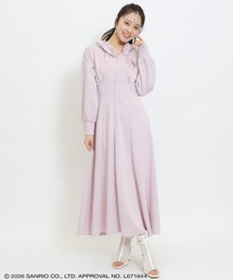 【9/17(thu)発売】WILLSELECTION×マイメロディ&クロミ 刺繍フリルフードパーカーワンピース