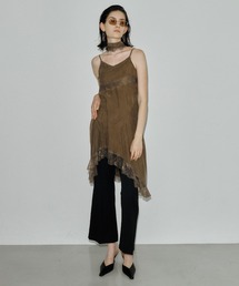 LACE SCARF CAMI DRESS/レーススカーフキャミドレス