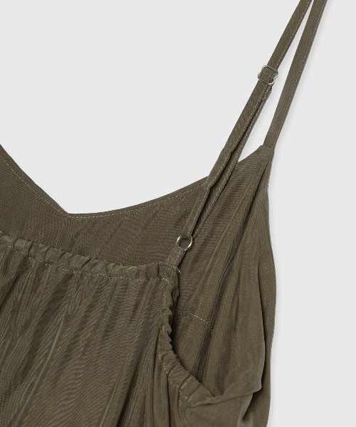 JOSE MOON(ジョゼムーン)の「LACE SCARF CAMI DRESS/レーススカーフキャミドレス(ワンピース・レディース・ブラック/ホワイト/カーキ・38/36)」の11枚目の写真