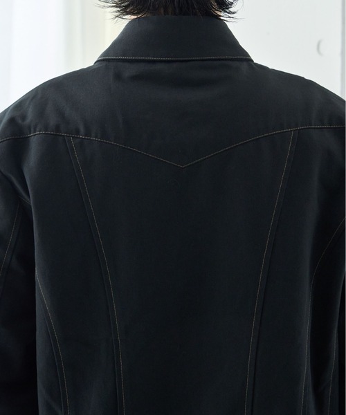 VI E DIT(ヴィエディット)の「Frame Zip Jacket/フレイムジップジャケット/セットアップで着用可能(ブルゾン・メンズ・ブラック/ブラック系その他・2/1)」の20枚目の写真