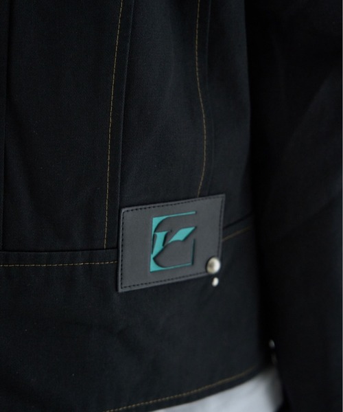 VI E DIT(ヴィエディット)の「Frame Zip Jacket/フレイムジップジャケット/セットアップで着用可能(ブルゾン・メンズ・ブラック/ブラック系その他・2/1)」の18枚目の写真