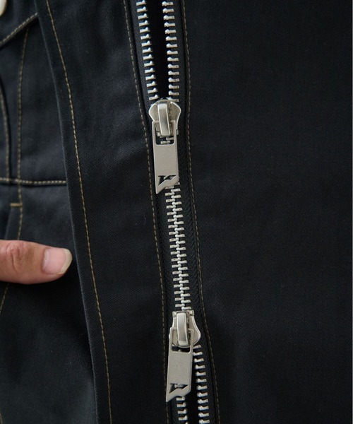 VI E DIT(ヴィエディット)の「Frame Zip Jacket/フレイムジップジャケット/セットアップで着用可能(ブルゾン・メンズ・ブラック/ブラック系その他・2/1)」の17枚目の写真