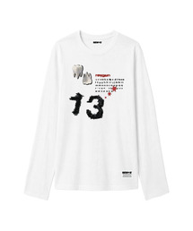 オーバーサイズ 13THEH 長袖Tシャツ