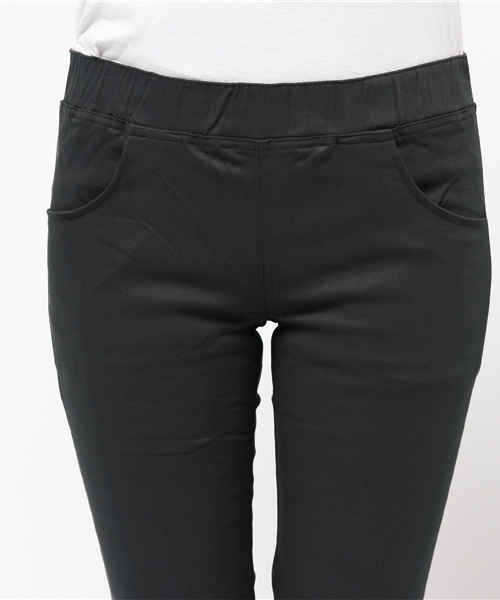 REAL CUBE（リアルキューブ）の「REAL CUBE　無地レギンスパンツ（その他パンツ・レディース・チャコール/ネイビー・36/40/42/38）」の4枚目の写真