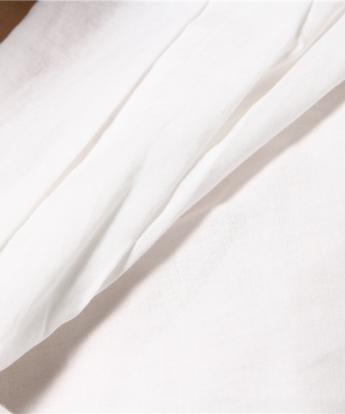 N.（N. Natural Beauty Basic）（エヌエヌナチュラルビューティーベーシック）の「コットンボイルスカーフ風ブラウス（シャツ/ブラウス・レディース・ネイビー/ホワイト/レッド・MEDIUM）」の11枚目の写真