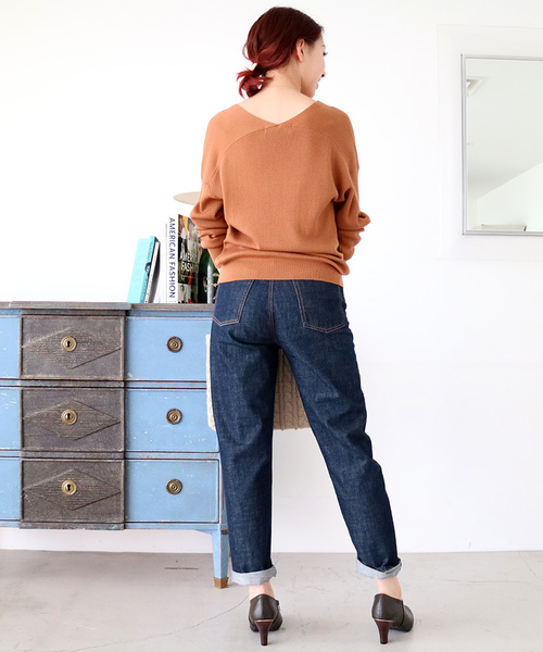 N.（N. Natural Beauty Basic）（エヌエヌナチュラルビューティーベーシック）の「ウールベーシックニット（ニット/セーター・レディース・ホワイト/レッド/ベージュ/イエロー/ネイビー/グレー・MEDIUM）」の21枚目の写真