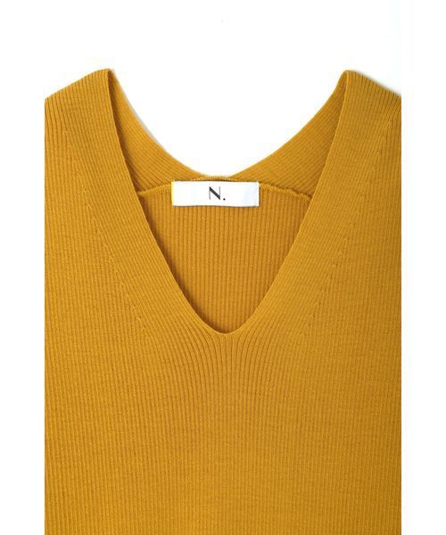 N.（N. Natural Beauty Basic）（エヌエヌナチュラルビューティーベーシック）の「ウールベーシックニット（ニット/セーター・レディース・ホワイト/レッド/ベージュ/イエロー/ネイビー/グレー・MEDIUM）」の15枚目の写真