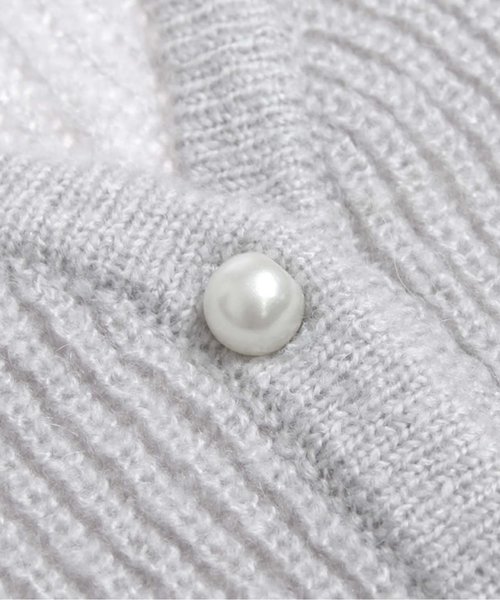 apres les cours（アプレレクール）の「ニットロングカーデ（カーディガン/ボレロ・キッズ・アイボリー/グレー・110/130/80/140/100/120/90）」の9枚目の写真