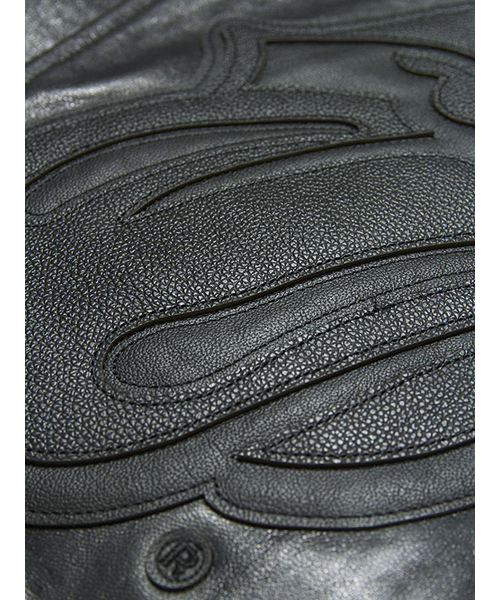 JACKROSE（ジャックローズ）の「TRSゴートティンバレザーWライダース（ライダースジャケット・メンズ・ブラック・XL/M/L/XX-LARGE）」の9枚目の写真