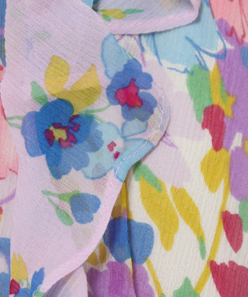 Flammeum(フラミューム)の「SILK CRAPE(スカート・レディース・ラベンダー・36/38/34)」の4枚目の写真