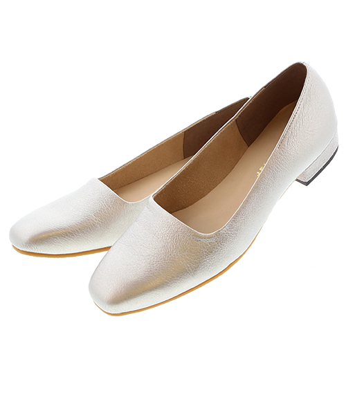 JELLY BEANS(ジェリービーンズ)の「【Made in Japan】スクエアトゥコウブカパンプス(134-2321)JELLY BEANS(ジェリービーンズ)(パンプス・レディース・ブラック/グレイッシュベージュ/シルバー・24/23/23.5/24.5/22.5)」の6枚目の写真