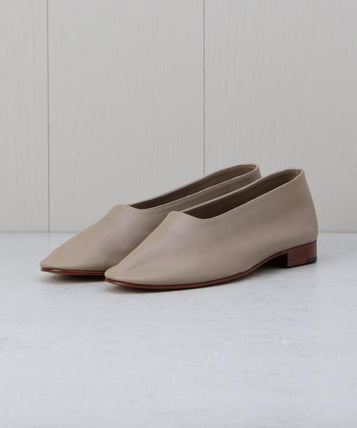 BEAUTY&YOUTH UNITED ARROWS(ビューティーアンドユースユナイテッドアローズ)の「<MARTINIANO>GLOVE FLAT SHOES/シューズ◆(パンプス・レディース・オフホワイト/ワインレッド/ブラック/ベージュ/ライラック・37/38h/38/36h/37h)」の6枚目の写真