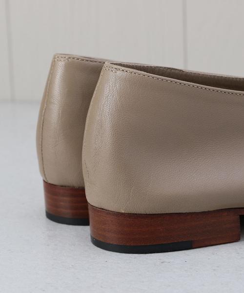 BEAUTY&YOUTH UNITED ARROWS(ビューティーアンドユースユナイテッドアローズ)の「<MARTINIANO>GLOVE FLAT SHOES/シューズ◆(パンプス・レディース・オフホワイト/ワインレッド/ブラック/ベージュ/ライラック・37/38h/38/36h/37h)」の10枚目の写真