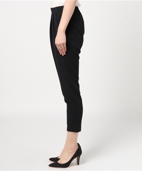 STUDIOUS（ステュディオス）の「【STUDIOUS】ダブルストレッチツータックテーパードパンツ（その他パンツ・レディース・ブラック/カーキ・0/1）」の4枚目の写真