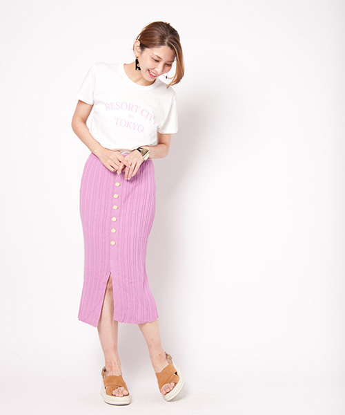 LAYMEE(レイミー)の「Cein set up(ニット/セーター・レディース・ネイビー/ホワイト/ピンク/杢グレー・FREE)」の16枚目の写真
