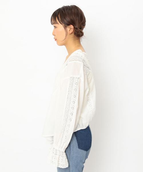 Another Edition(アナザーエディション)の「ボイルレース羽織り ◆(カーディガン/ボレロ・レディース・オフホワイト/ブラック/オレンジ・フリー)」の5枚目の写真