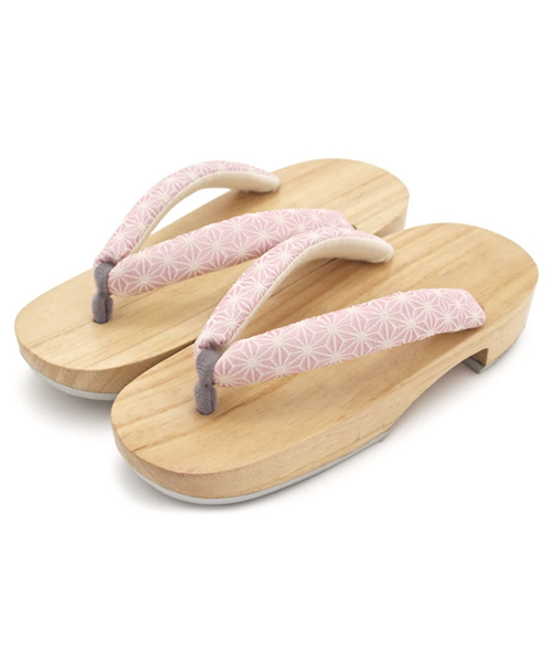 bonheur saisons（ボヌールセゾン）の「浴衣3点セット 絣風の撫子柄 （浴衣＋帯＋下駄）「bonheur saisons/ボヌールセゾン」（浴衣・レディース・ホワイト系その他・FREE）」の4枚目の写真