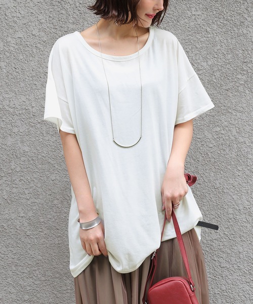 ゆるっとシンプルtシャツ Tシャツ カットソー Osharewalker オシャレウォーカー のファッション通販 Zozotown