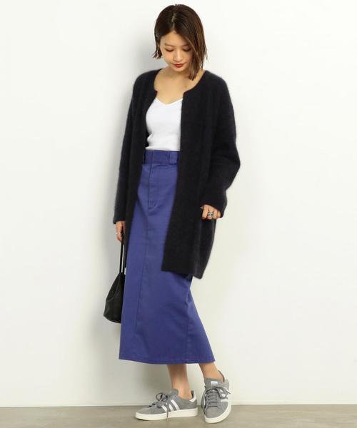 Dickies(ディッキーズ)の「【別注】<Dickies>∴スリットタイトスカート ◆(スカート・レディース・ブラック/パープル・SMALL/MEDIUM)」の5枚目の写真