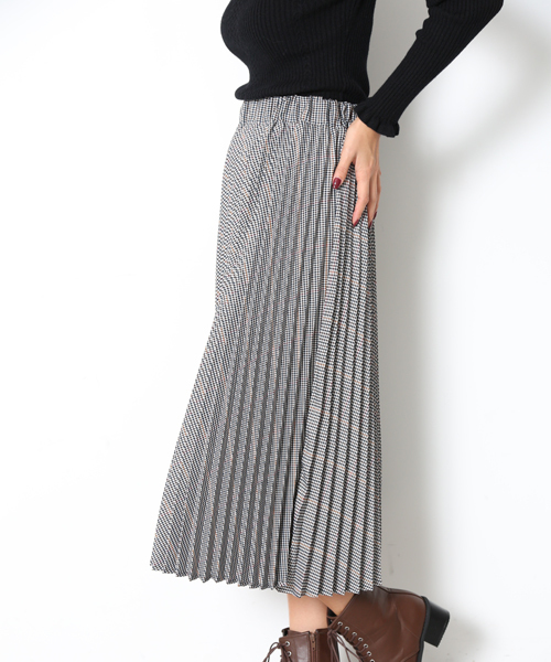 FREE'S MART(フリーズマート)の「グレンチェックプリーツスカート(スカート・レディース・グレー系その他/ブラウン系その他・FREE)」の12枚目の写真