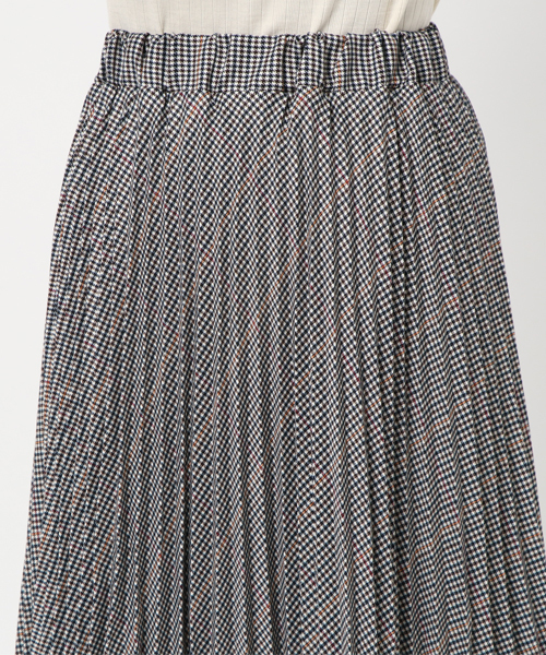 FREE'S MART(フリーズマート)の「グレンチェックプリーツスカート(スカート・レディース・グレー系その他/ブラウン系その他・FREE)」の3枚目の写真