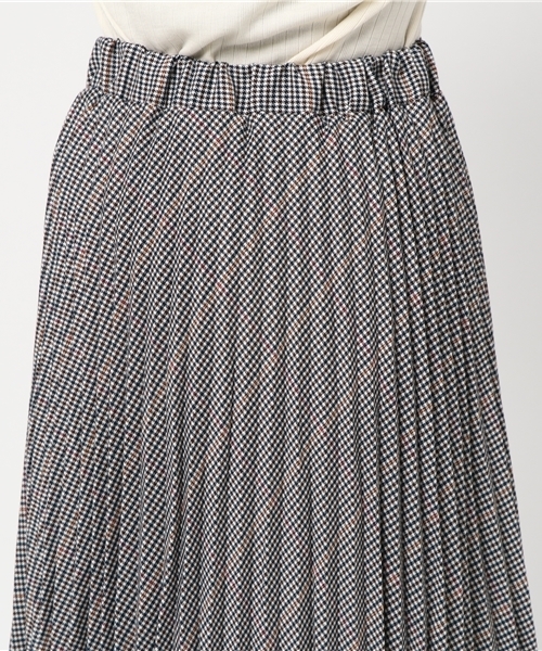FREE'S MART(フリーズマート)の「グレンチェックプリーツスカート(スカート・レディース・グレー系その他/ブラウン系その他・FREE)」の4枚目の写真