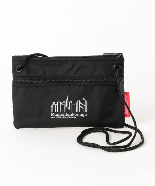 green label relaxing（グリーンレーベルリラクシング）の「別注Manhattan Portage （マンハッタンポーテージ） サコッシュ MEDIUM ◆（ショルダーバッグ・キッズ・ブラック/オリーブ/パープル/レッド・FREE）」の2枚目の写真