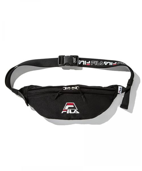 FILA（フィラ）の「＜FILA × monkey time＞ WAIST BAG/ウエストバッグ（ボディバッグ/ウエストポーチ・メンズ・ブラック/オレンジ/シルバー・FREE）」の2枚目の写真