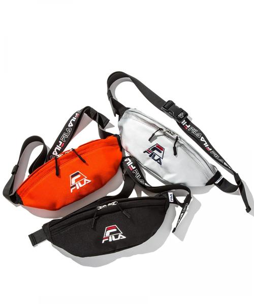 FILA（フィラ）の「＜FILA × monkey time＞ WAIST BAG/ウエストバッグ（ボディバッグ/ウエストポーチ・メンズ・ブラック/オレンジ/シルバー・FREE）」の7枚目の写真