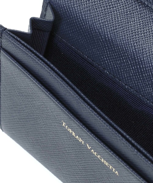 TOPKAPI（トプカピ）の「CLASSICO[クラシコ]角シボ型押し・名刺入れ（名刺入れ・レディース・ライトピンク/ターコイズブルー/ネイビー/グレイッシュベージュ/ピンクベージュ/ブラック/ブルー/シルバー・FREE）」の11枚目の写真
