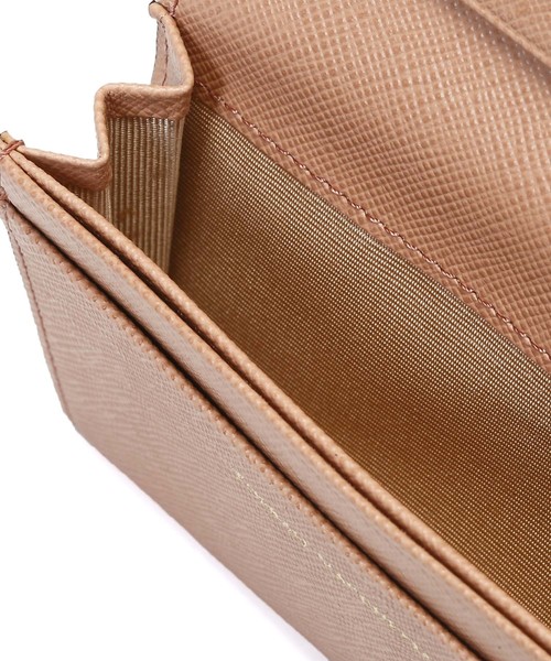 TOPKAPI（トプカピ）の「CLASSICO[クラシコ]角シボ型押し・名刺入れ（名刺入れ・レディース・ライトピンク/ターコイズブルー/ネイビー/グレイッシュベージュ/ピンクベージュ/ブラック/ブルー/シルバー・FREE）」の13枚目の写真