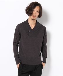 MIDWEST | NEBULLA  VENTI ショールカラーニット(ニット/セーター)