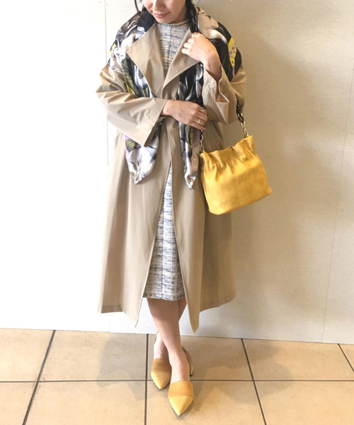 ear PAPILLONNER（イアパピヨネ）の「チェーンショルダーバッグ　S（ショルダーバッグ・レディース・カーキ/イエロー/アイボリー・FREE）」の16枚目の写真