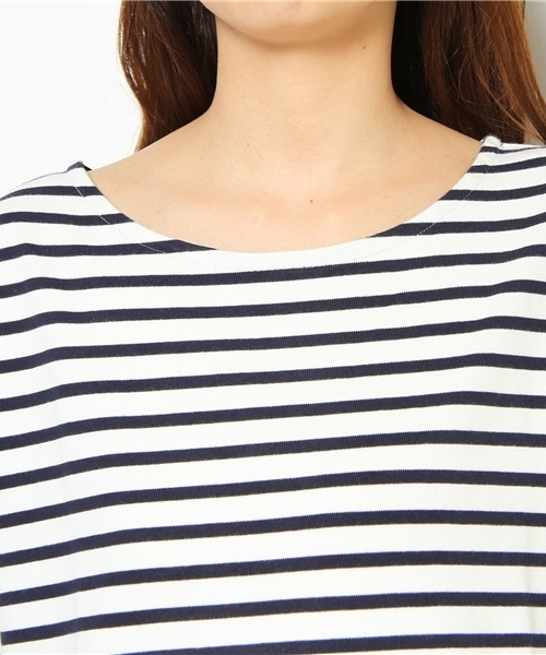 JOURNAL STANDARD（ジャーナルスタンダード）の「【WEB限定期間限定セール 4/21(日)まで】16/2ボーダー天竺　ワンピース（ワンピース・レディース・ブルー/コバルトブルー/ネイビー・SMALL/MEDIUM）」の8枚目の写真