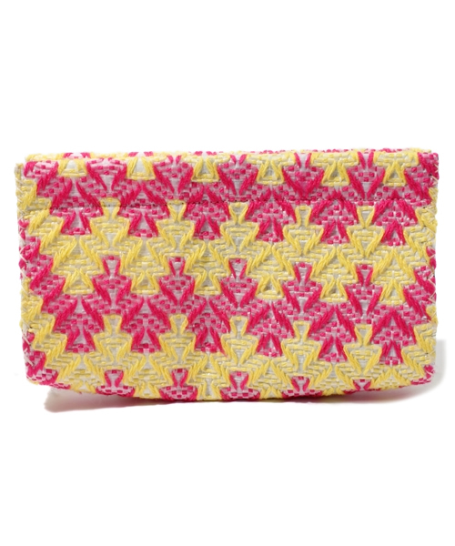 And A（アンドエー）の「ミカシシュウクラッチ（クラッチバッグ・レディース・グリーン/イエロー・FREE）」の3枚目の写真