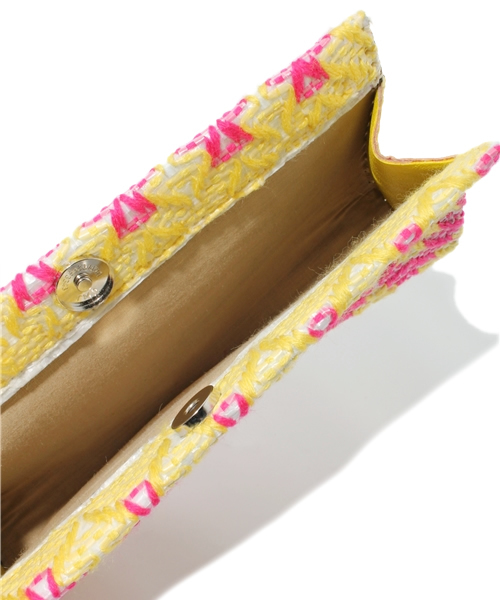 And A（アンドエー）の「ミカシシュウクラッチ（クラッチバッグ・レディース・グリーン/イエロー・FREE）」の4枚目の写真