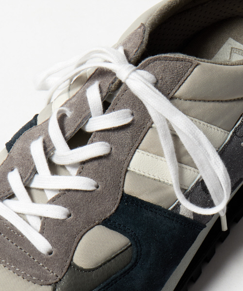 ZDA（ゼットディーエー）の「【5351×ZDA別注】カモフラレザーラインスニーカー（スニーカー・メンズ・ブラック/グレー・44/40/41/42/43）」の7枚目の写真