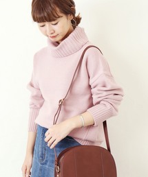 NATURAL WOOL ボリュームタートルプルオーバー◆