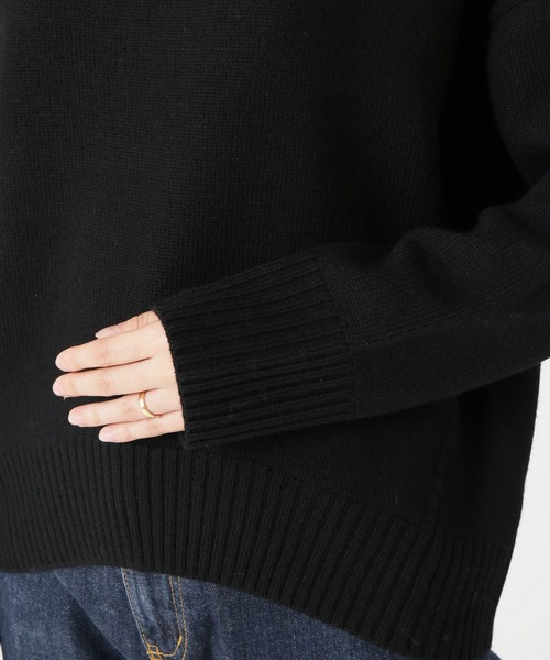 SLOBE IENA♡ NATURAL WOOL ボリュームタートルプルオーバー セール】NATURAL WOOL ボリュームタートルプルオーバー◇（ニット