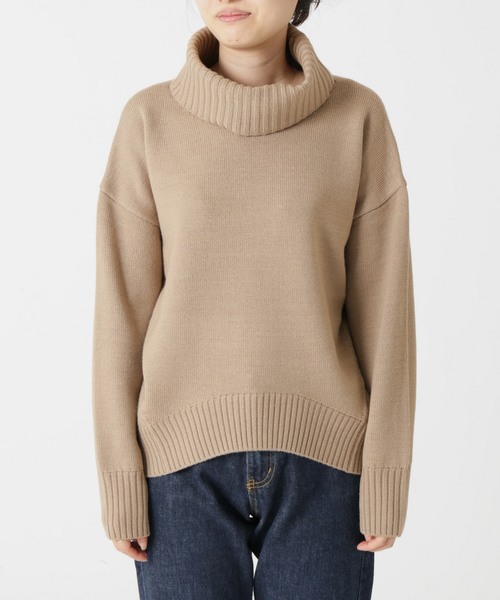 SLOBE IENA 大人気 完売 EIGER ニット リネン混畦ニット（ニット／セーター）｜SLOBE IENA（スローブ イエナ