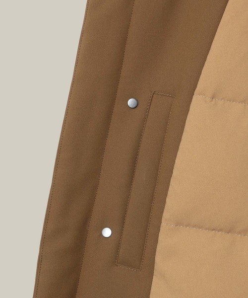 ADAM ET ROPE'（アダムエロペ）の「ALLIED ダウンコート（ダウンジャケット/コート・メンズ・ブラック/キャメル・S/M/L）」の14枚目の写真