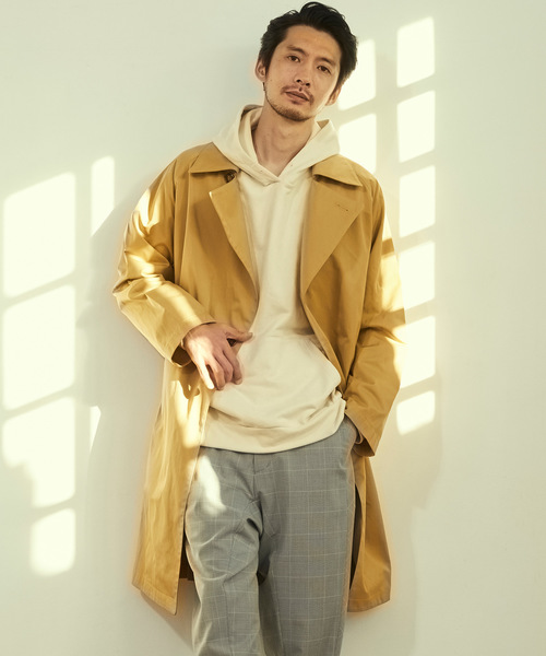 MORGAN HOMME(モルガンオム)の「オーバーコート(トレンチコート)」|ベージュ