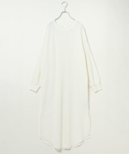 VENCEEXCHANGE（ヴァンスエクスチェンジ）の「ワッフル2WAYワンピース（ワンピース・レディース・ブラック/ベージュ/オフホワイト・FREE）」の16枚目の写真