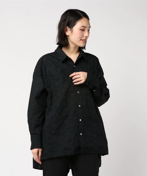 CIRCLE EMBROIDERY SHIRT (WOMENS) / サークルエンブロイダリーシャツ CIRCLE EMBROIDERY SHIRT (WOMENS) / サークルエンブロイダリーシャツ