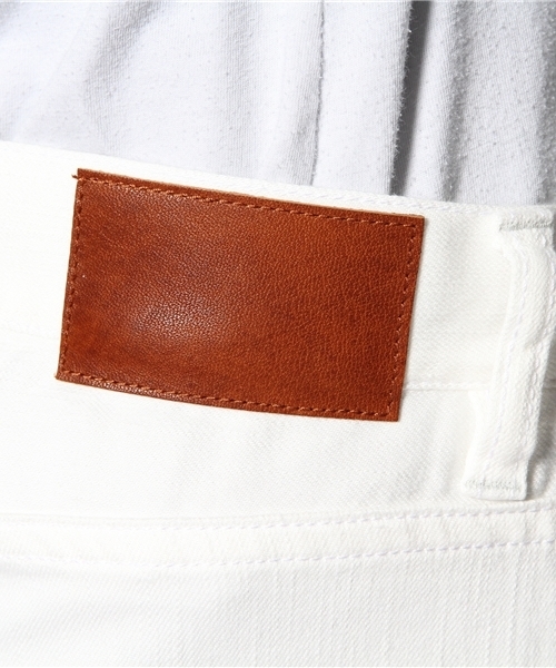 PLST(プラステ)の「Men ストレートカラーデニムパンツ(デニムパンツ・メンズ・ホワイト・30inch/32inch/28inch/34inch)」の6枚目の写真