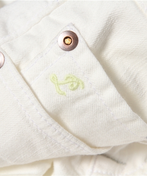 PLST(プラステ)の「Men ストレートカラーデニムパンツ(デニムパンツ・メンズ・ホワイト・30inch/32inch/28inch/34inch)」の10枚目の写真