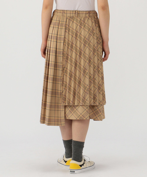 FRAPBOIS（フラボア）の「トラディーチェック（スカート・レディース・グレー系その他/ベージュ系その他/ブラック・1）」の5枚目の写真