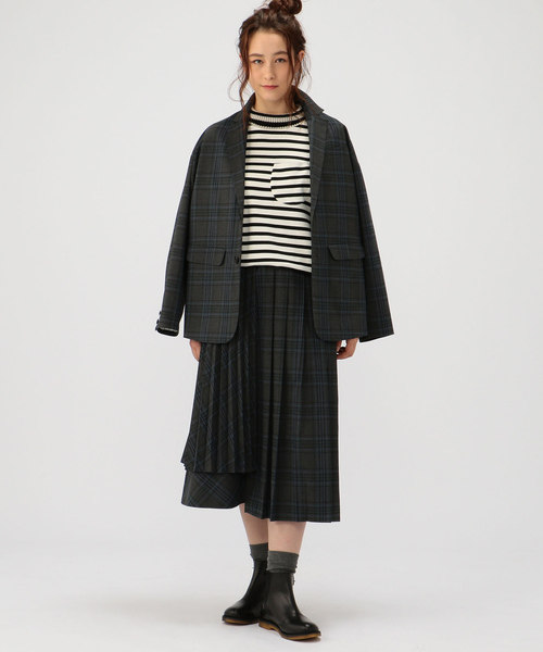 FRAPBOIS（フラボア）の「トラディーチェック（スカート・レディース・グレー系その他/ベージュ系その他/ブラック・1）」の12枚目の写真