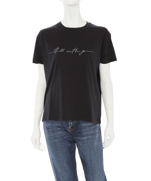 Ungrid（アングリッド）の「メッセージロゴプリントTee（Tシャツ/カットソー・レディース・ブラック/オフホワイト/モカ・FREE）」の11枚目の写真