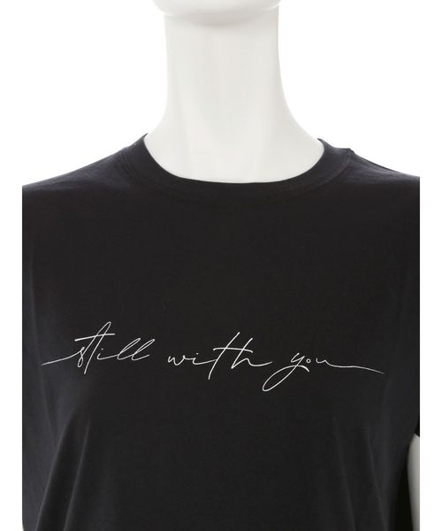 Ungrid（アングリッド）の「メッセージロゴプリントTee（Tシャツ/カットソー・レディース・ブラック/オフホワイト/モカ・FREE）」の14枚目の写真